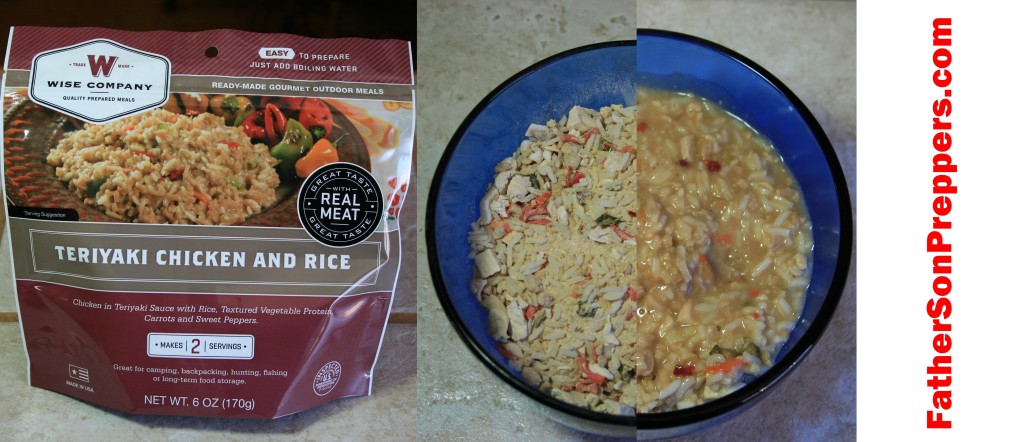 Teriyaki Rice Food Storage Packet